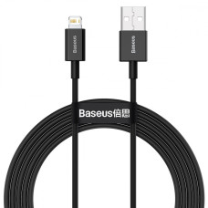Кабель Baseus Superior Series Fast Charging Lightning 2.4A (2m) black
