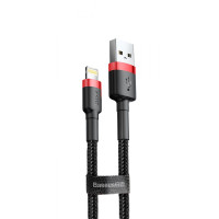 Кабель Baseus Cafule Lightning 2.4A (1m) red/black
