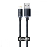 Кабель Baseus Crystal Shine Series Lightning 2.4A (2m) black