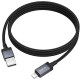Дата кабель Hoco X118 Generous with display USB to Lightning 2.4A (1m)
