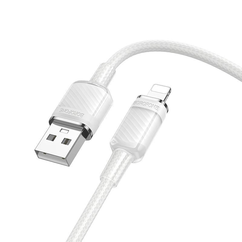 Уценка Дата кабель Borofone BU56 Succeed USB to Lightning 2.4A (1.2m)