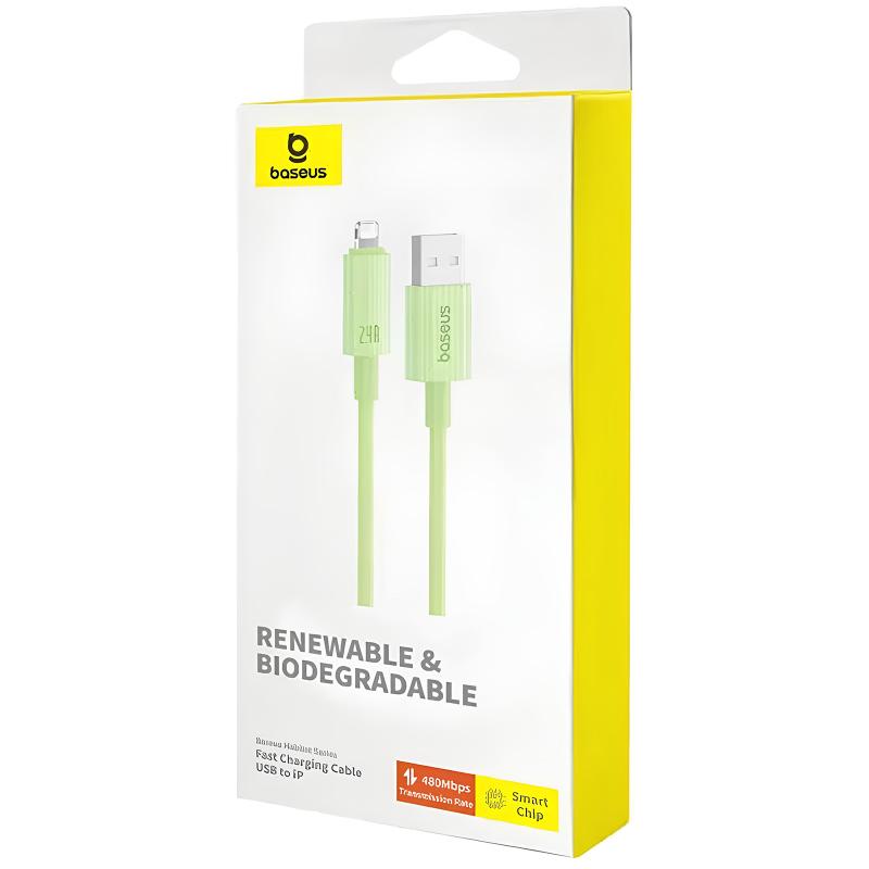Дата кабель Baseus Habitat Series Fast Charging USB to Lightning 2.4A (1m) (P10360200421-0)