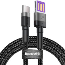 Дата кабель Baseus Cafule QC Double-Sided Blind Interpolation USB to Type-C 40W (1m) (CATKLF-PG)