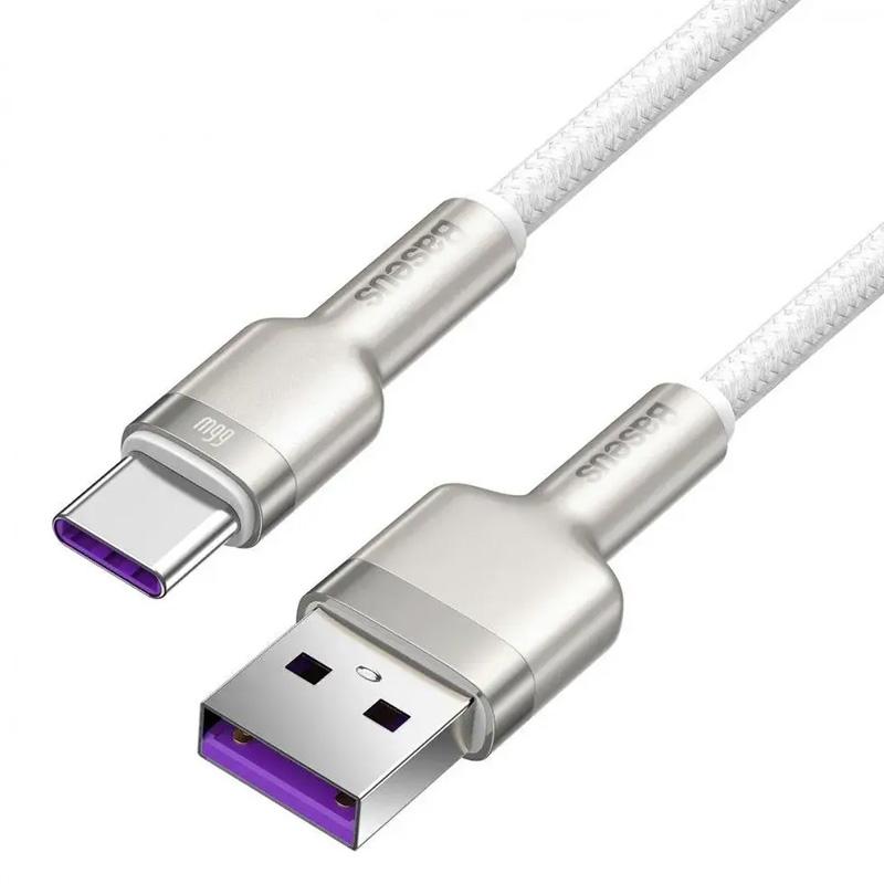 Уценка Дата кабель Baseus Cafule Metal Data USB to Type-C 66W (2m) (CAKF0002)