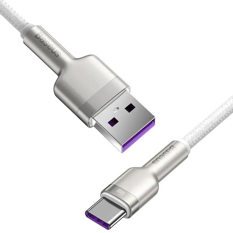 Уценка Дата кабель Baseus Cafule Metal Data USB to Type-C 66W (2m) (CAKF0002)