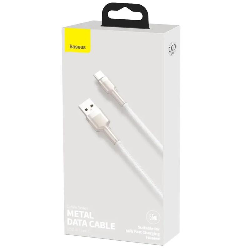 Уценка Дата кабель Baseus Cafule Metal Data USB to Type-C 66W (2m) (CAKF0002)