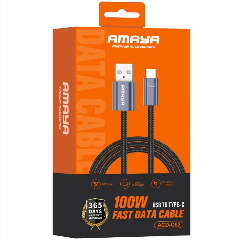 Дата кабель Amaya C62 USB to Type-C 100W (2m)