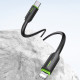 Дата кабель Usams US-SJ735 Bicolor Charging YR Ser. Type-C to Lightning 30W (1m)