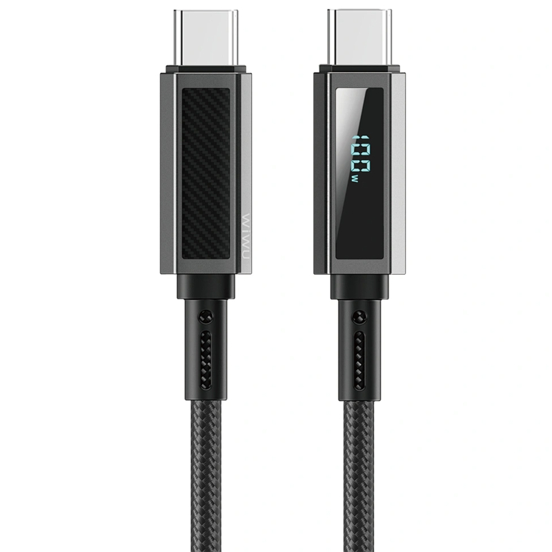 Дата кабель WIWU C079 Warriors Type-C to Type-C 100W (1.2m)