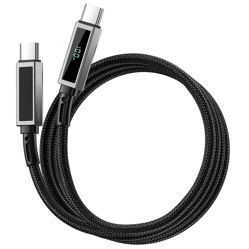 Дата кабель WIWU C079 Warriors Type-C to Type-C 100W (1.2m)