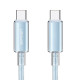 Дата кабель USAMS US-SJ660 Type-C to Type-C PD100W Cloud Series (1.2m)