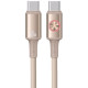 Дата кабель Usams US-SJ752 With Colorful Light Huan Ser. Type-C to Type-C 60W (1.2m)