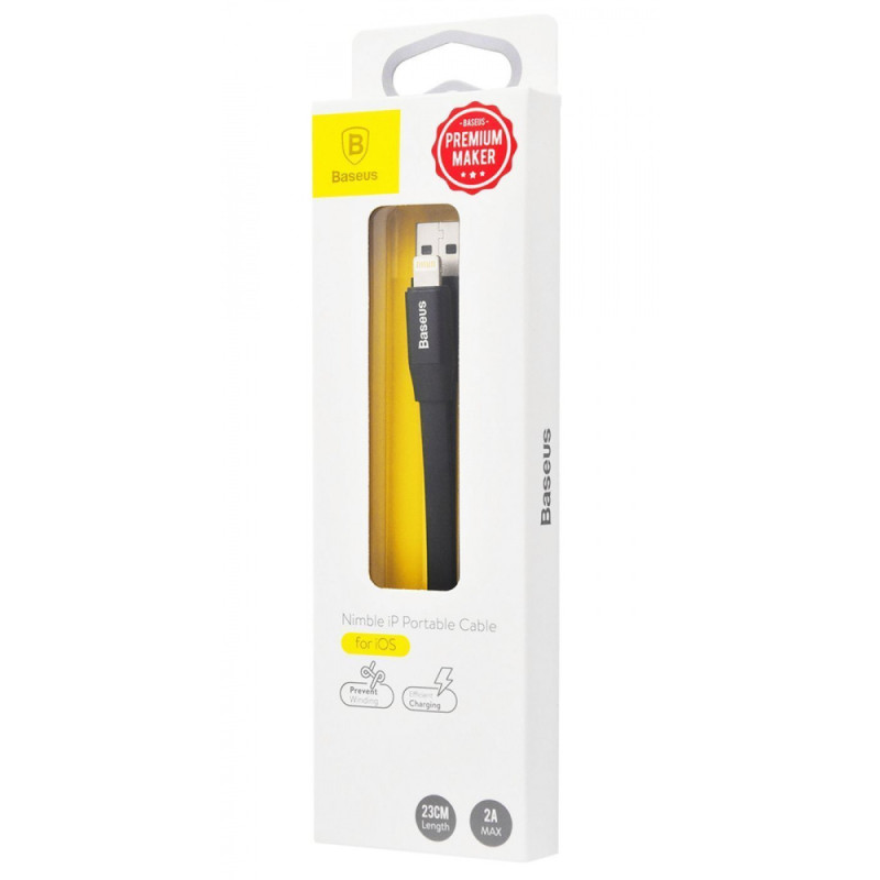 Кабель Baseus Nimble Lightning 2.0A (0.23m) black