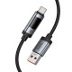 Дата кабель Hoco U148 Lord with display USB to Type-C 100W (1.2m)