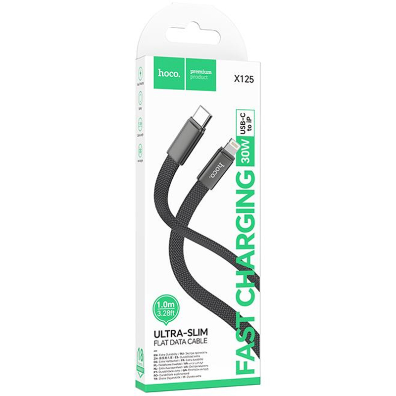 Дата кабель Hoco X125 Exceso Type-C to Lightning 30W (1m)