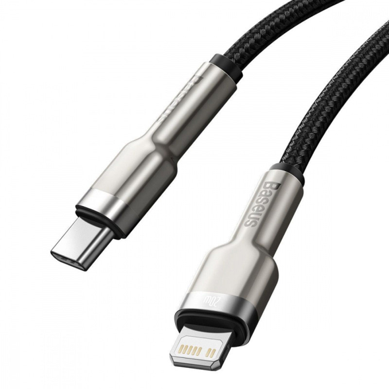 Дата кабель Baseus Cafule Series Metal Type-C to Lightning PD 20W (0.25m) (CATLJK-0)