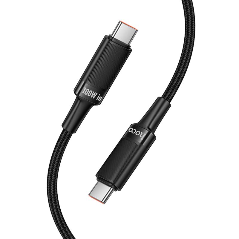 Дата кабель Hoco U153 Extreme Type-C to Type-C 100W (1.2m)