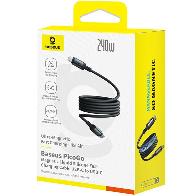 Дата кабель Baseus PicoGo Type-C to Type-C 240W (2m) (E04233)