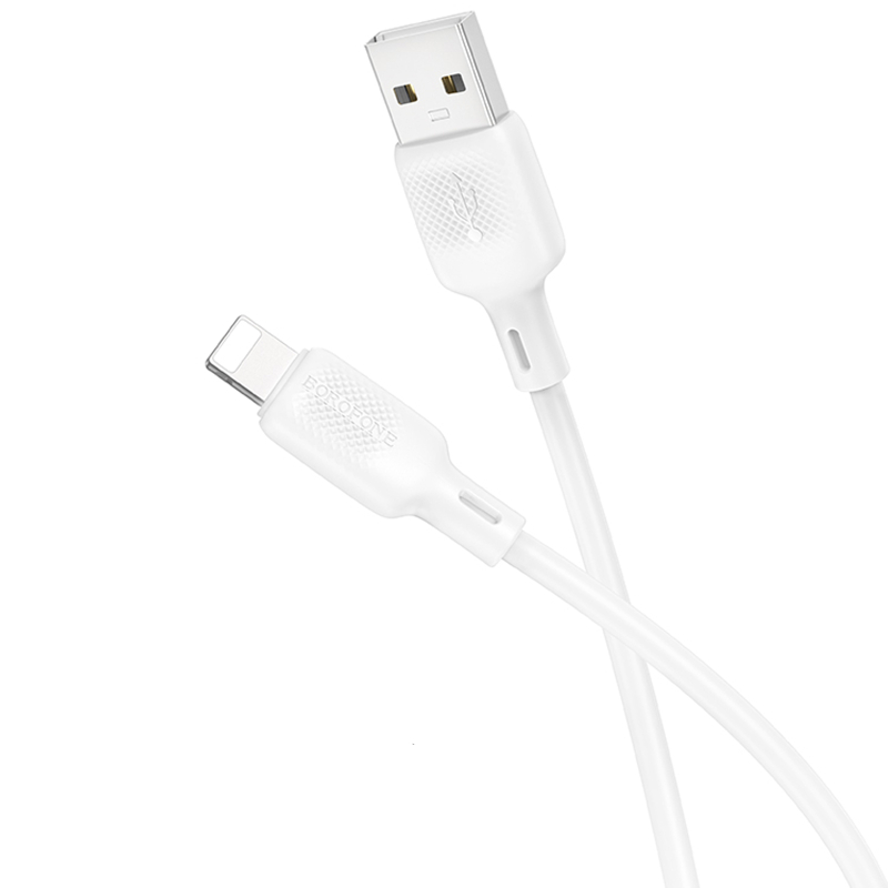 Дата кабель Borofone BX113 Lenny USB to Lightning 2.4A (1m)