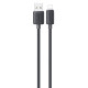 Дата кабель USAMS US-SJ689 Striped KY Ser. USB to Lightning 2.4A (1m)