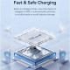 Дата кабель USAMS US-SJ689 Striped KY Ser. USB to Lightning 2.4A (1m)