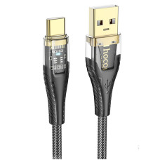 Дата кабель Hoco U121 Gold standart Transparent Discovery Edition USB to Type-C (1.2m)
