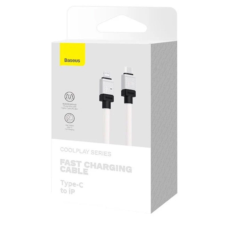Дата кабель Baseus CoolPlay Series Type-C to Lightning 20W (1m) (CAKW00000)