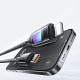 Дата кабель Usams US-SJ749 With Colorful Light TC Ser. Type-C to Lightning 30W (1.2m)