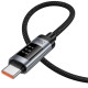 Дата кабель Hoco U148 Lord with display Type-C to Type-C 100W (1.2m)