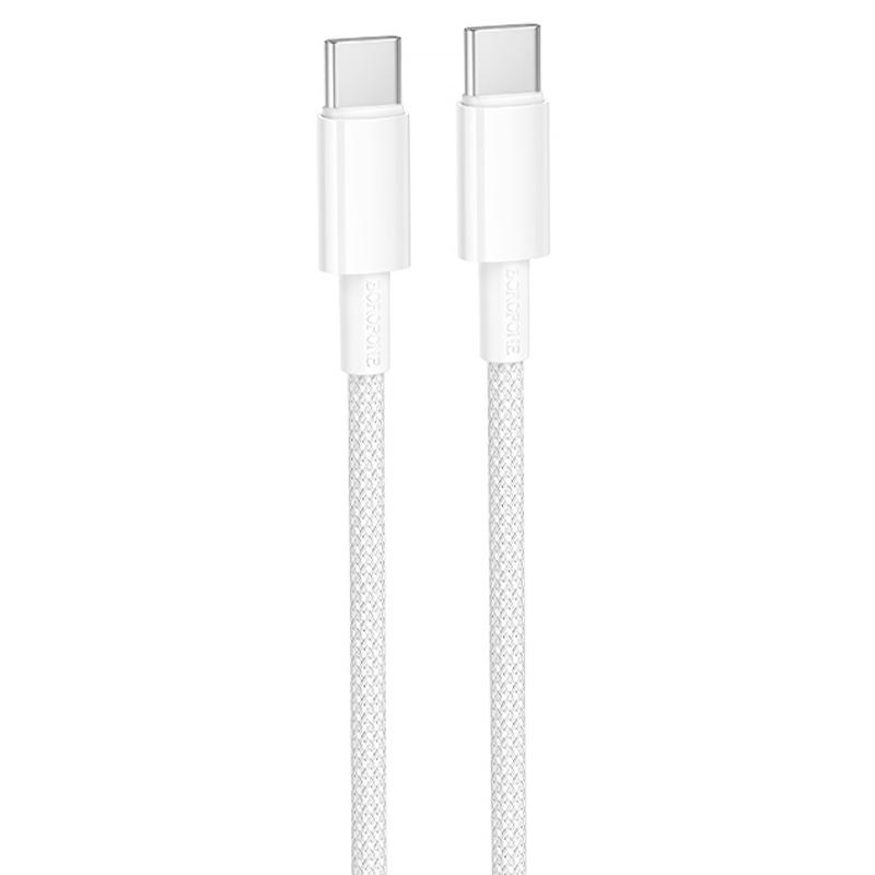 Дата кабель Borofone BX117 Source Type-C to Type-C 60W (1m)
