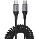 Дата кабель Hoco X121 Nuevo Type-C to Type-C 60W (1.5m)