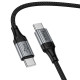 Дата кабель Hoco X121 Nuevo Type-C to Type-C 60W (1.5m)