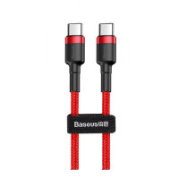 Кабель Baseus Cafule Type-C to Type-C PD 2.0 60W (2m) red