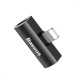 Перехідник AUX Baseus L46 Lightning to Lightning + Lightning black