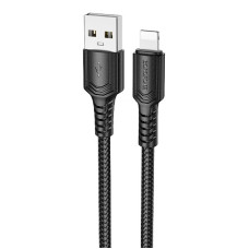 Дата кабель Borofone BX116 Certain USB to Lightning 2.4A (1m)
