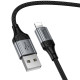 Дата кабель Hoco X121 Nuevo USB to Lightning 2.4A (1.5m)