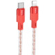 Дата кабель Hoco X99 Crystal Junction PD 27W Type-C to Lightning (1m)