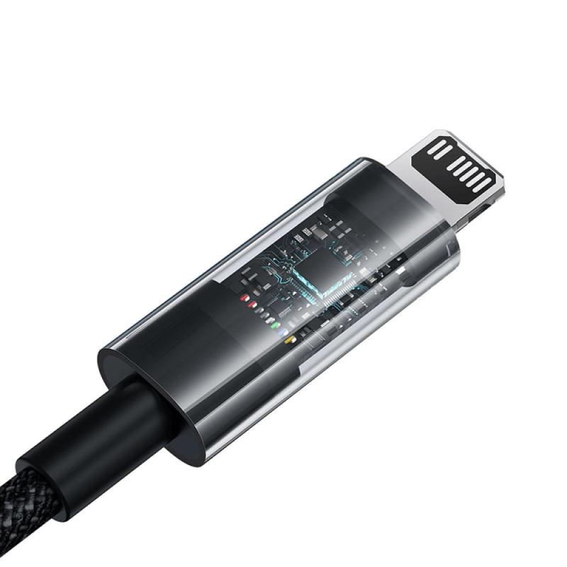 Дата кабель Baseus Gem Fast Charging Type-C to Lightning 20W (2m) (P10373001211-01)