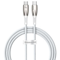Дата кабель Baseus Glimmer Series Fast Charging Type-C to Type-C 100W 1m (CADH00070)