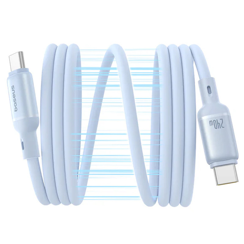 Дата кабель Baseus PicoGo Magnetic Liquid Silicone Type-C to Type-C 240W (1m) (P10376800)