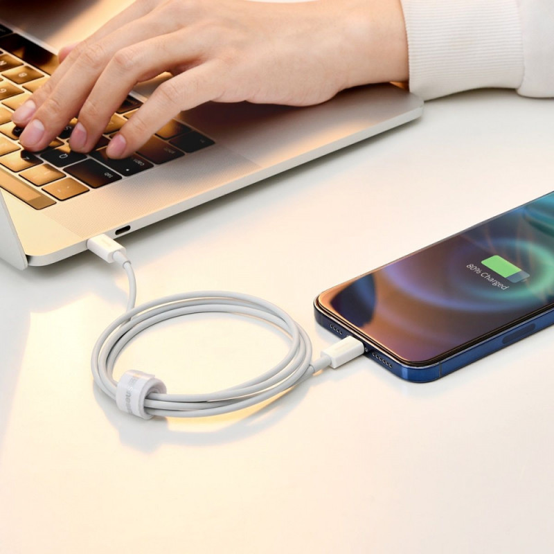 Кабель Baseus Superior Series Fast Charging Lightning 2.4A (1,5m) white
