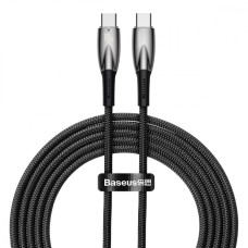 Кабель Baseus Glimmer Series Fast Charging Type-C to Type-C 100W (2m) black