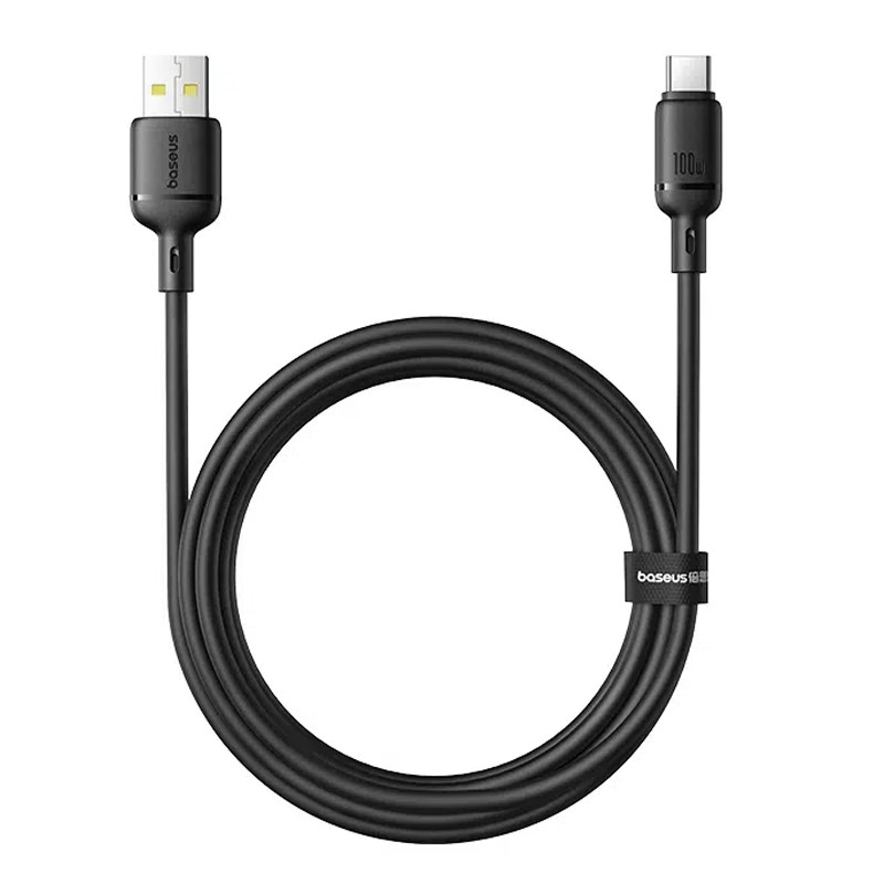 Дата кабель Baseus Silky Series OS Fast Charging USB to Type-C 100W (1m) (P10377703)