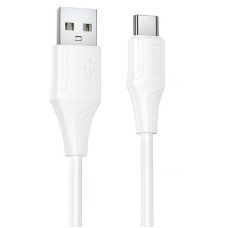 Дата кабель Hoco X124 Bien silicone USB to Type-C 3A (1m)