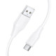 Дата кабель Hoco X124 Bien silicone USB to Type-C 3A (1m)
