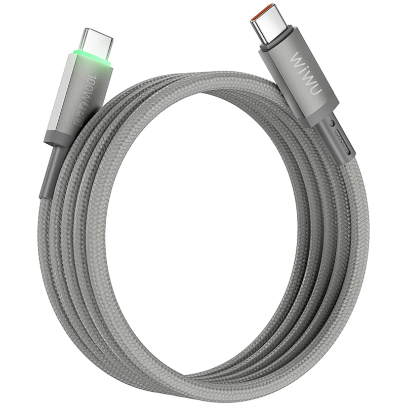 Дата кабель WIWU C084 Maglink Type-C to Type-C 100W (1m)