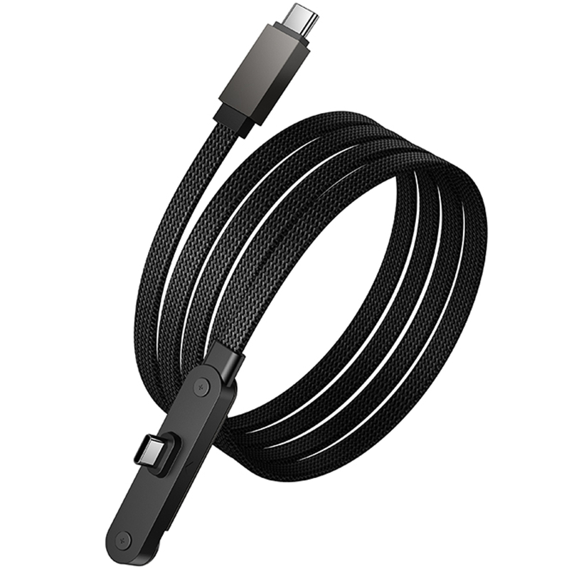 Уценка Дата кабель Hoco U150 Exquisite side plug and stand Type-C to Type-C 60W (1.2m)