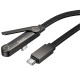 Уценка Дата кабель Hoco U150 Exquisite side plug and stand Type-C to Type-C 60W (1.2m)