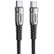 Дата кабель Joyroom S-1230K1 Type-C to Type-C 60W (1.2m)