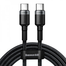 Кабель Baseus Cafule Flash Charging Type-C to Type-C PD 2.0 100W (2m) gray/black